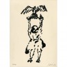 Sérigraphie originale signée d'Antonio Segui