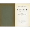 Catalogue pour l'exposition de Paul Seurat à la galerie de Paul Rosenberg, 1936