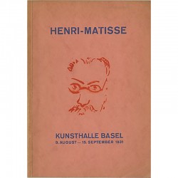 Catalogue de l'exposition Matisse à la Kunsthalle Basel, 1931