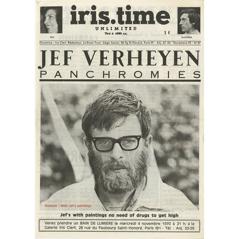 Revue "Iris-Time" n° 37 d'Iris Clert, 1965 Revue "Iris-Time" n° 37 d'Iris Clert, 1965