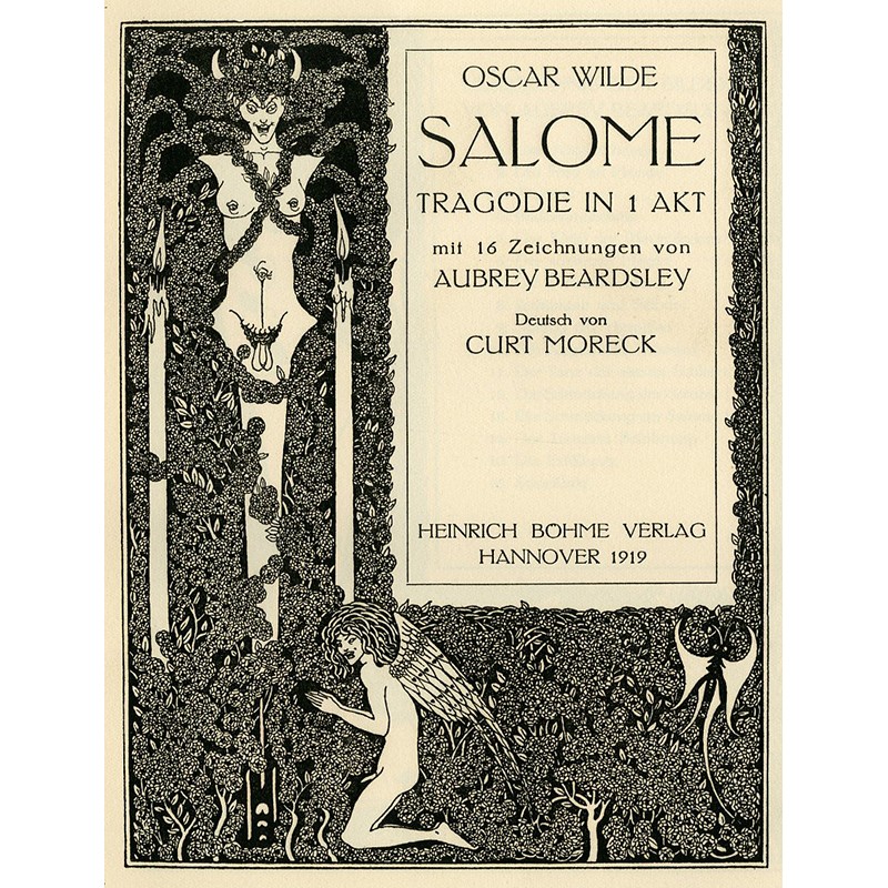"Salomé" d'Oscar Wilde, illustré par Aubrey Beardsley, 1919