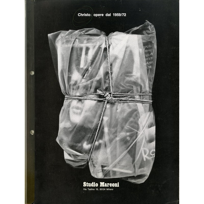 Catalogue d'une exposition de Christo, Studio Marconi, 1973 Catalogue d'une exposition de Christo, Studio Marconi, 1973