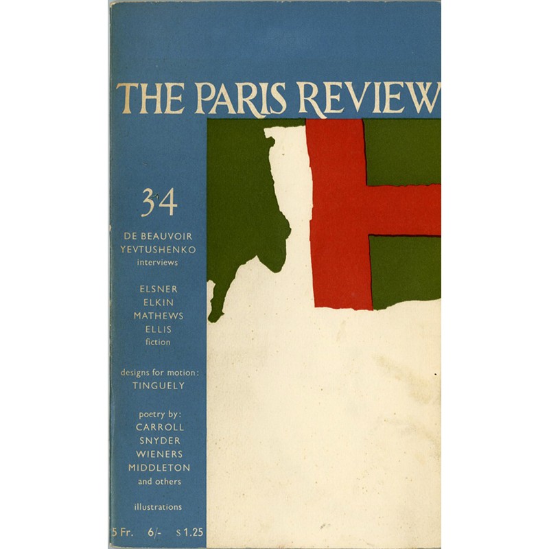 The Paris Review, couverture de James Bishop, 1965