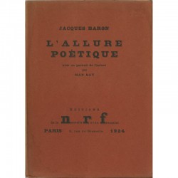 Jacques Baron "L'allure poétique", N.R.F., 1924
