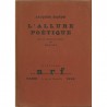 Jacques Baron "L'allure poétique", N.R.F., 1924
