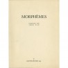 Morphèmes, n°1, cahier bi-mestriel créé et édité par Imre Pan