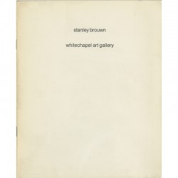 livre d'artiste de Stanley Brouwn, édité par la Withechapel Art Gallery, 1977