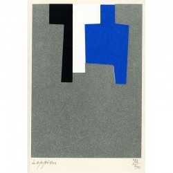 Sérigraphie originale de Jean Leppien, éditée par l'atelier Del Arco