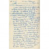 Recto d'une lettre autographe de Minou Drouet de 1956