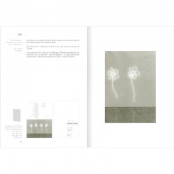 Double page du livre de Claude Lévêque "Catalogue raisonné des cartons d'invitation"