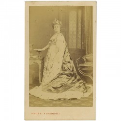 portrait carte d'Hortense Schneider par Eugène Disdéri