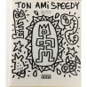 Dessin original au gros feutre de Speedy Graphito, 1990
