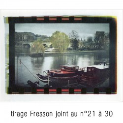 tirage Fresson tirage de tête Bernard Plossu Paris