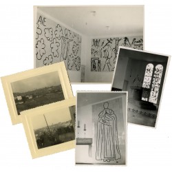 Matisse, lot de photographies d'époque de la Chapelle du Rosaire et de ses environs