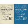 reproduction d'une affiche de Pablo Picasso, catalogue d l'association Hollar, Prague, 1965