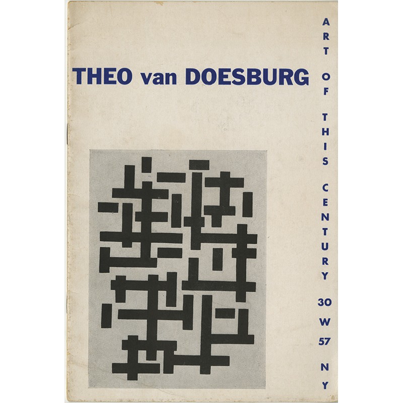 Rétrospective de Theo van Doesburg,  galerie Art of the Century, New York, 1947