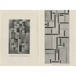 catalogue de l'exposition de Theo van Doesburg, organisée par Madame van Doesburg, 1947
