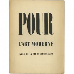 U.A.M. Pour l'art moderne, cadre de la vie contemporaine, 1934