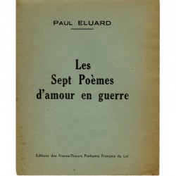Les sept poèmes d'amour en guerre, Paul Éluard, 1944