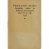 Fernand Marc, Deuxième Cahier de Habitude de la Poésie, 1937