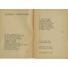 poème "Autres Chansons " de Fernand Marc, Deuxième Cahier de Habitude de la Poésie, éditions G.L.M., 1937