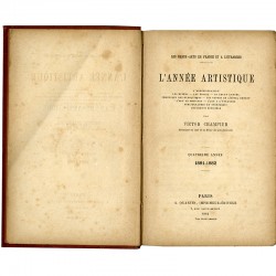 "L'année artistique 1881-1882", rédigé par Champier