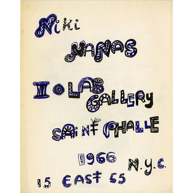 Niki de Saint Phalle, Iolas Gallery, New York, 1966
