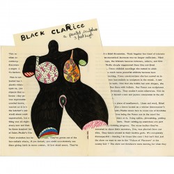 "Black Clarice" nana en lithographie de Niki de Saint Phalle imprimée par Mourlot, 1966