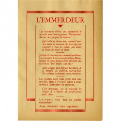 René MAGRITTE et Marcel MARIËN, L'emmerdeur, tract surréaliste, 1946