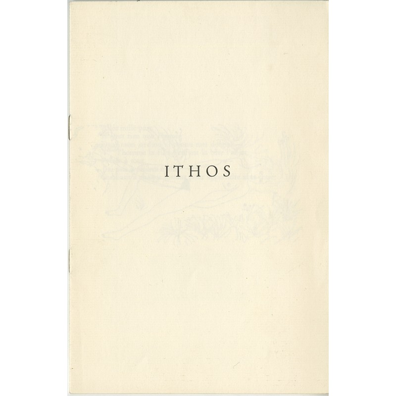 Irène Hamoir "Ithos", publié anonymement à Leyden, en 1971