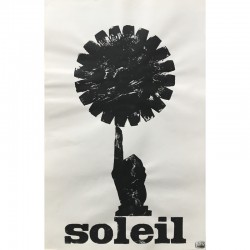 Paul Arland Gette, sérigraphie "Soleil"