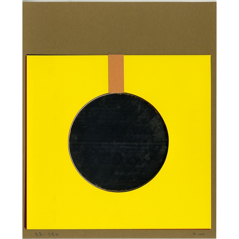 Christian Megert, multiple avec miroir, (op)Art Galerie, ca. 1966