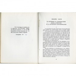 ex. de luxe de "Isidore Isou, Le Lettrisme et l'Hypergraphie ...", Grassin, 1961