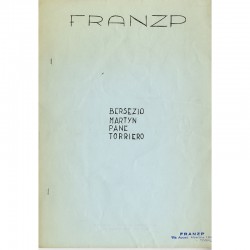 très rare catalogue de la galerie Frantzp (Franz Paludetto), à Turin
