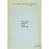 très rare catalogue de la galerie Frantzp (Franz Paludetto), à Turin