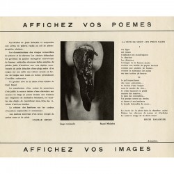 Camille Bryen,  Affichez vos poèmes. Affichez vos images, 1935