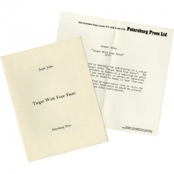 plaquette publicitaire pour Jasper Johns, éditions Petersburg Press, 1979