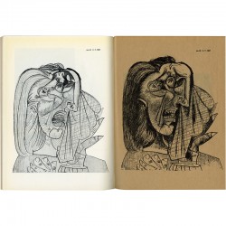 60 études et variantes de l'oeuvre "Guernica" de Pablo Picasso