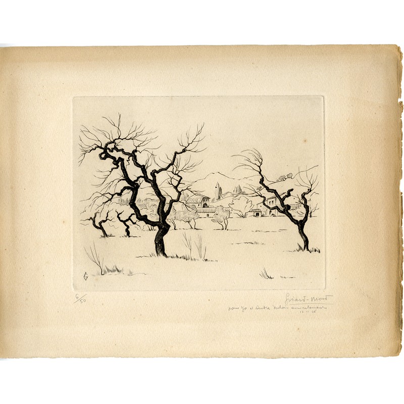 Girard-Mond, Les oliviers en hiver, 1946
