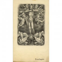 Gaston Goor, dessin original pour "Les amours" d'Ovide, Flammarion, 1953