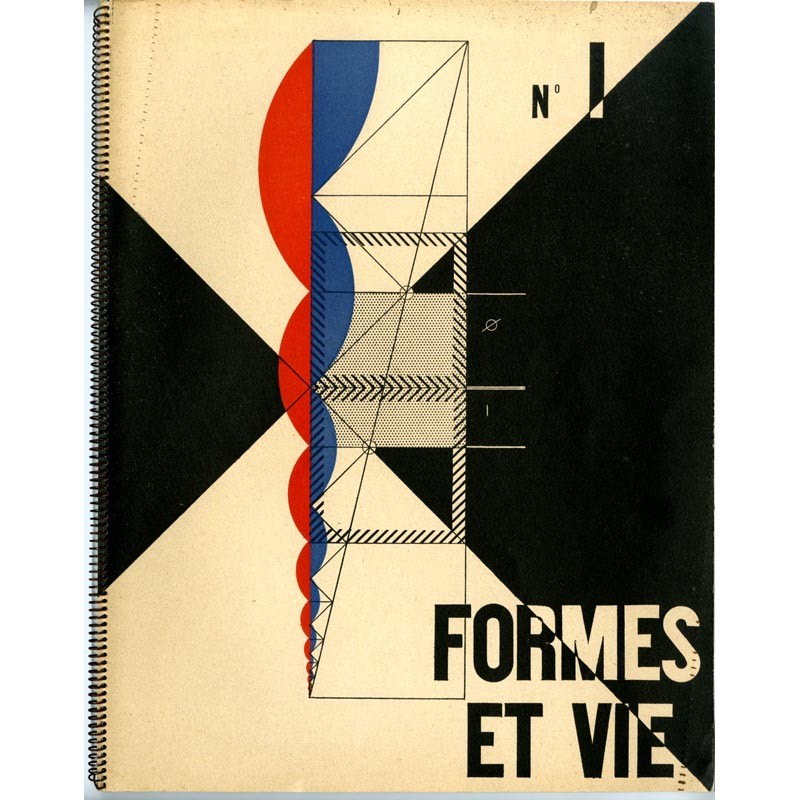 couverture du n°1 de la revue FORMES ET VIE, Le Corbusier, Fernand léger couverture du n°1 de la revue FORMES ET VIE, Le Corbusier, Fernand léger