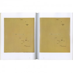 deux des 41 images de la série "A Sheet of Paper" de Rémy Zaugg, 1984