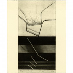 gravure originale d'André Evrard, numérotée et signée au crayon
