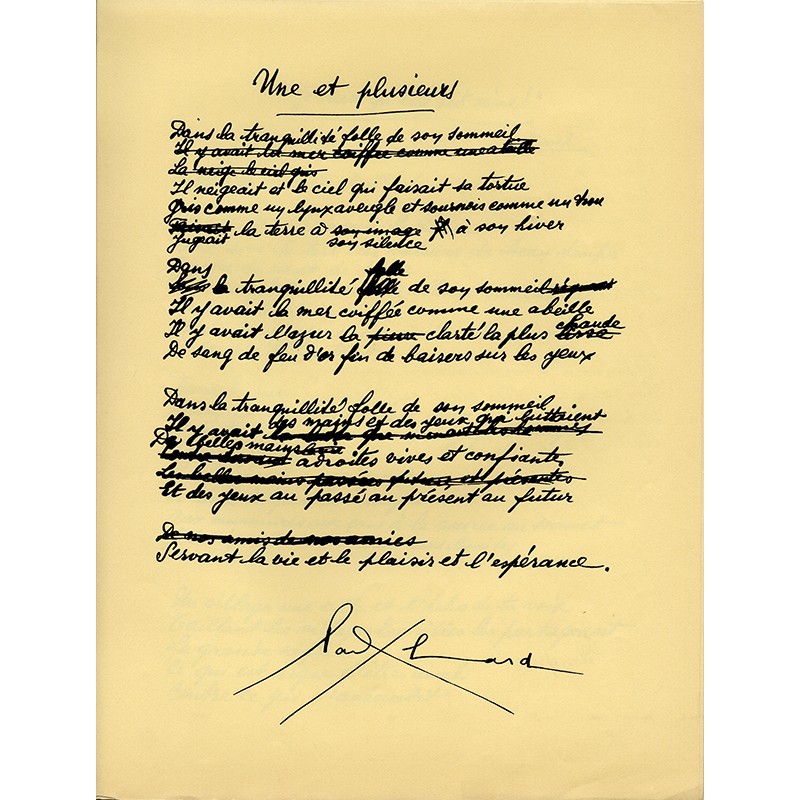 3 poèmes de Paul Éluard, dans la revue "Hommage" n°2, 1944