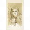 gravure de Leonor Fini, numérotée et signée au crayon par l'artiste, n° 29/187