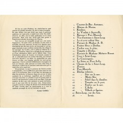 texte inédit d'Albert Camus, exposition de Clairin, galerie Charpentier, 1945