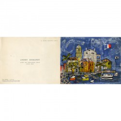 carte de vœux de la galerie André Romanet, pour l'année 1969