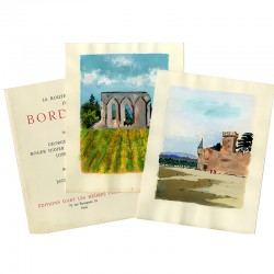 "La route du vin de Bordeaux" édité par les Éditions d'Art les Heures claires, Paris, 1968