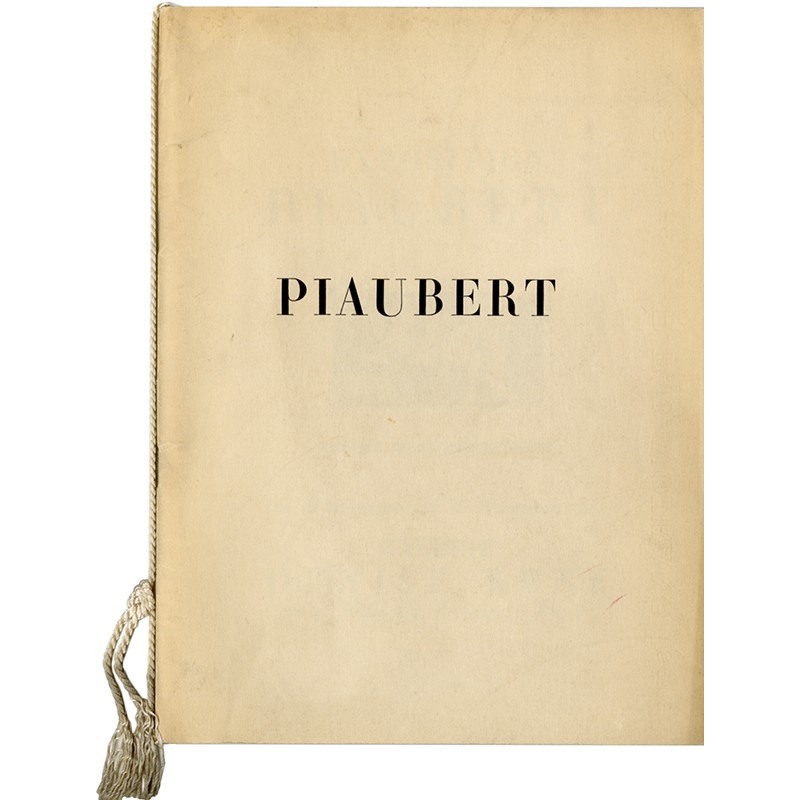 catalogue de l'exposition de Jean Piaubert à la galerie Denise René, à Paris en 1947