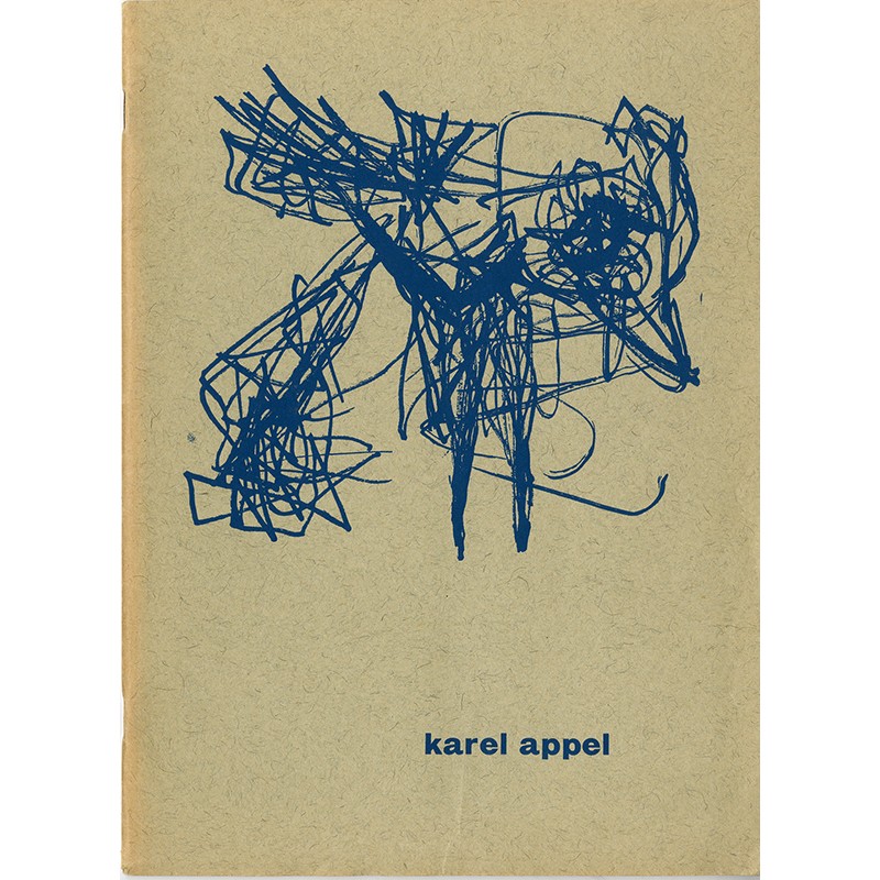 catalogue de l'exposition de Karel Appel 
à la Galerie Rive Droite, 1955